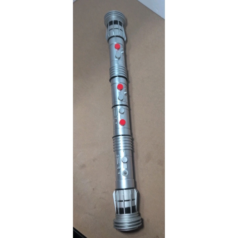 Star Wars Darth Maul Double Sided Retractable Red Lightsaber 2011  Hasbro #36869
